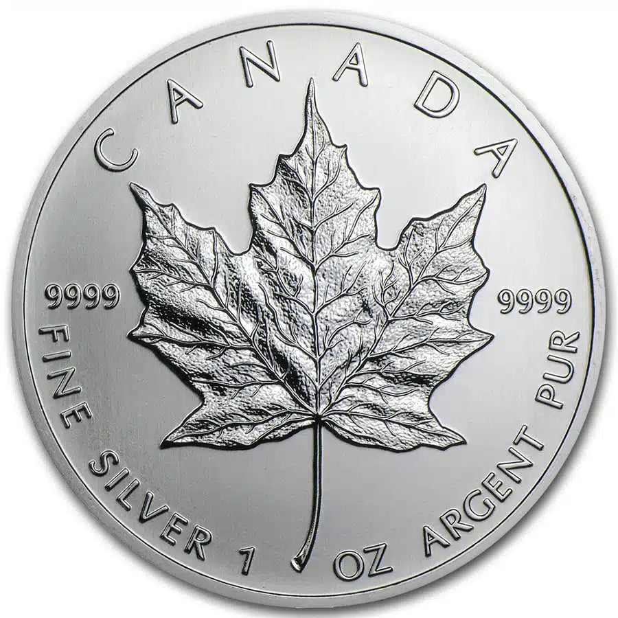 1oz Silver Maple Coins (Circulated)