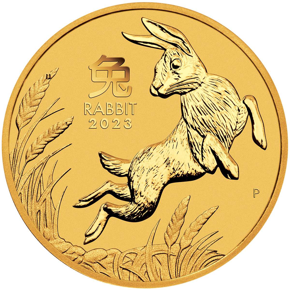 1/2oz Gold Lunar Rabbit Coin 2023