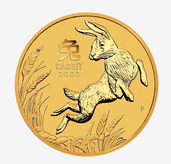 1/4oz Gold Lunar Rabbit Coin